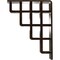 Ekena Millwork Diane Wrought Iron Bracket, (Triple center brace), Antiqued Bronze 2"W x 5 1/2"D x 8"H BKTM02X05X08TDIABZ - alternate 2